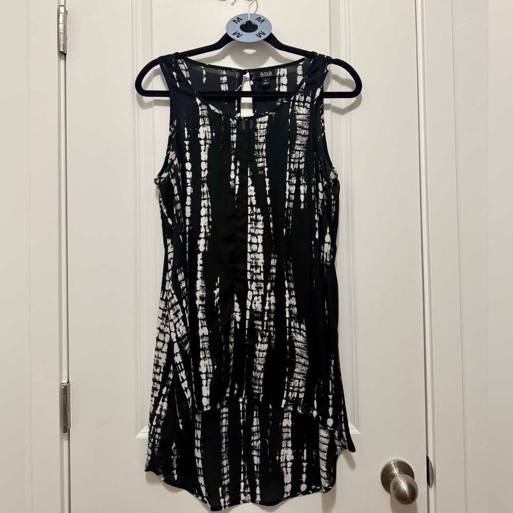 High Low Tie-Dye Tank Top